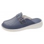 Saboti medicali dama din piele naturala bleu Med-Line RSY04BLEU